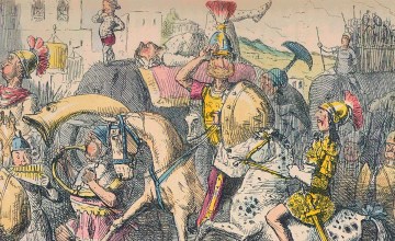 Pirro llega a Italia con sus tropas