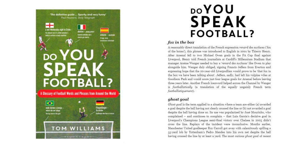 'Do you speak football?'