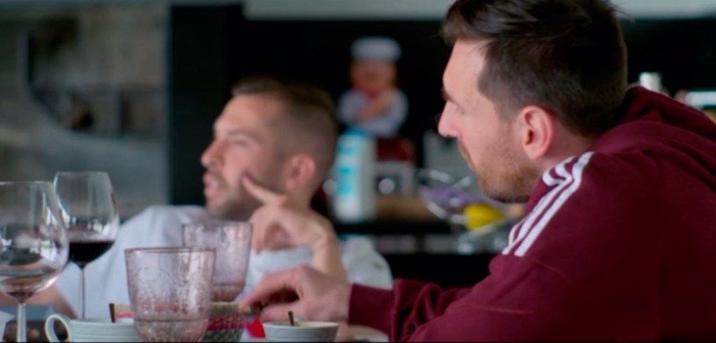 Leo Messi y Jordi Alba en 'Matchday' / MATCHDAY