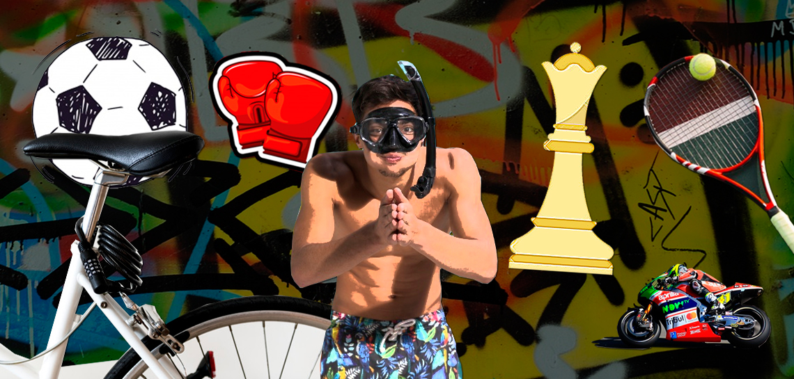 Collage de varios deportes / PdF