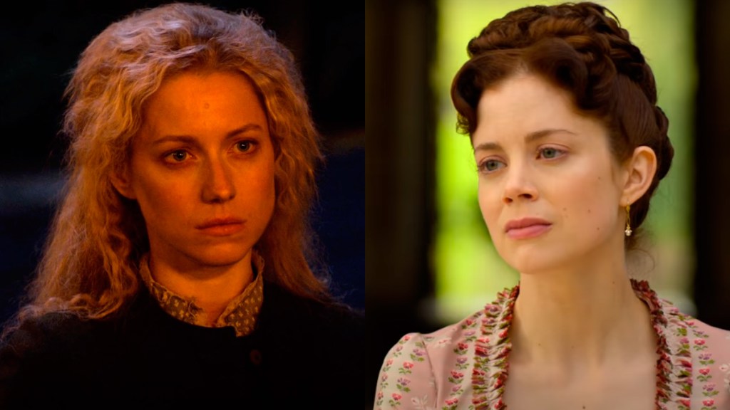 Niamh Walsh y Charlotte Hope en 'Un juego de caballeros'