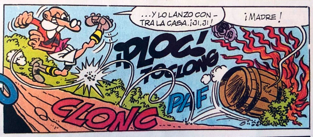 Mortadelo, con un disfraz de futbolista en 'La gallina de los huevos de oro' / PdF