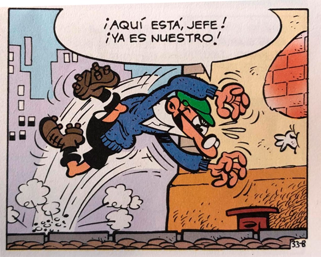 Mortadelo, con su disfraz de portero de fútbol en 'Armas con bicho' / PdF