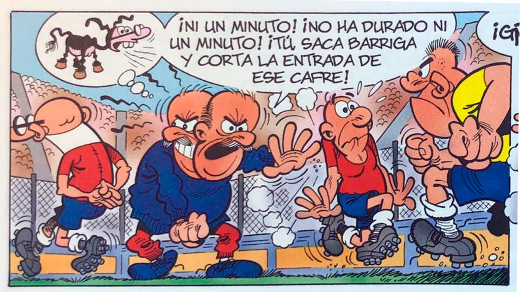 Vicente del Bosque en 'Mundial 2010', de Francisco Ibáñez / PdF