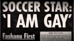 La portada de 'The Sun' con la confesión de Justin Fashanu / FORBIDDEN GAMES