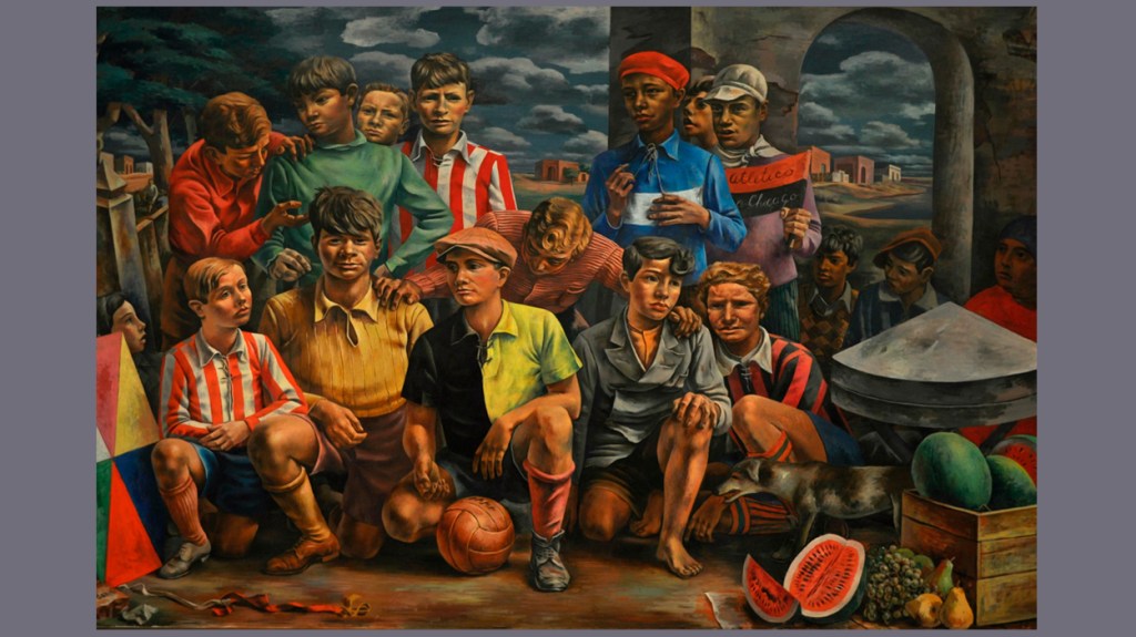 'Club Atlético Nueva Chicago', de Antonio Berni