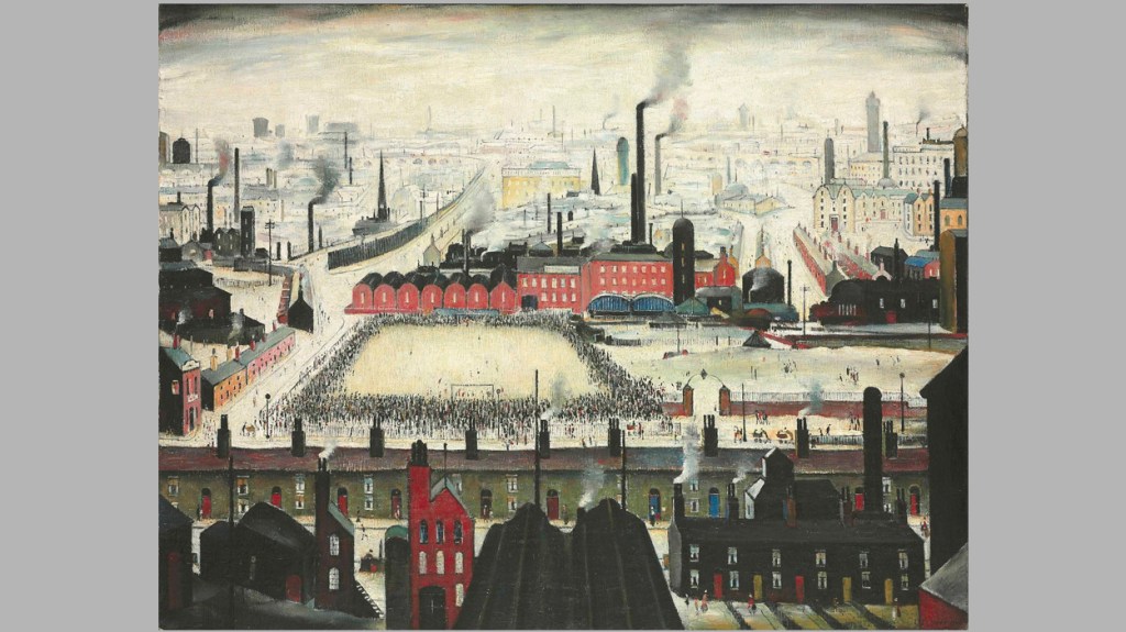 'The Football Match', de L. S. Lowry