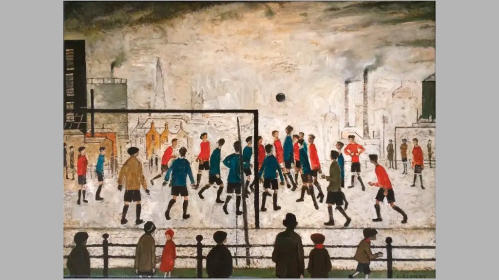'The Football Match', de L. S. Lowry