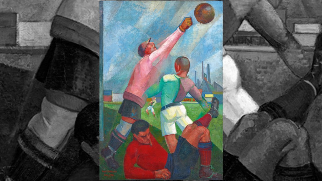 ‘Futbolistas en el llano’, de Ángel Zárraga