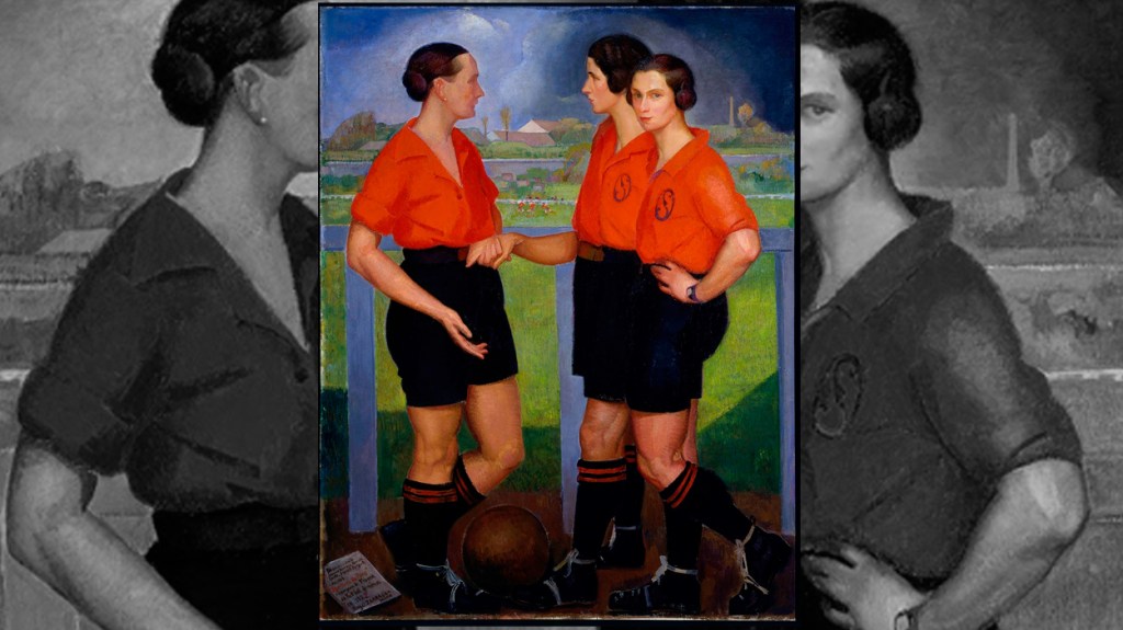 ‘Las futbolistas’, de Ángel Zárraga