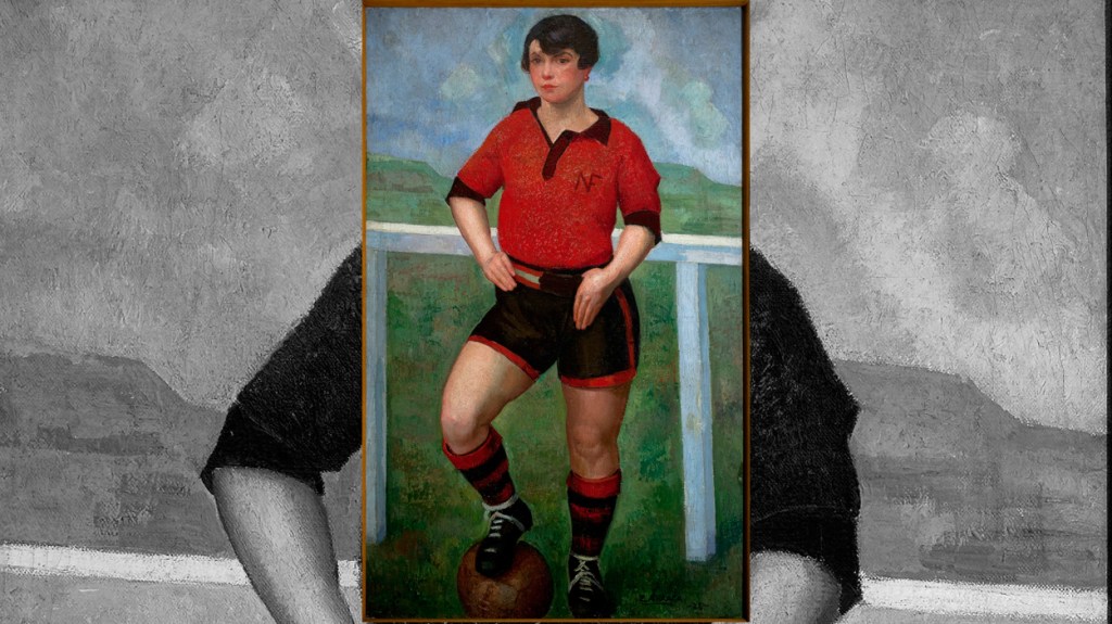 ‘La futbolista morena’, de Ángel Zárraga