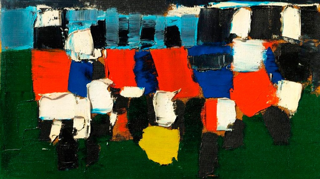 ‘Les Footballeurs (Parc des Princes)’, de Nicolas de Staël