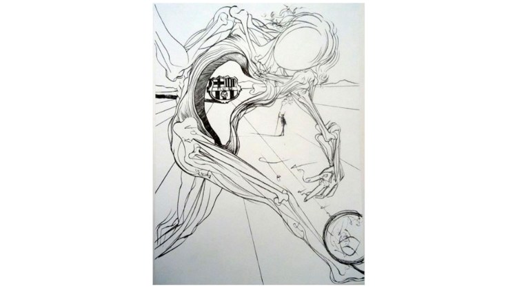 ‘Homenatge al FC Barcelona’, de Salvador Dalí