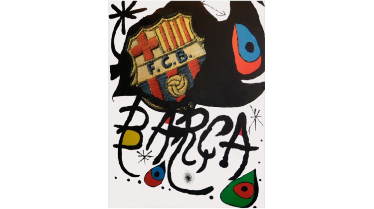 ‘Futbol Club Barcelona’, de Joan Miró