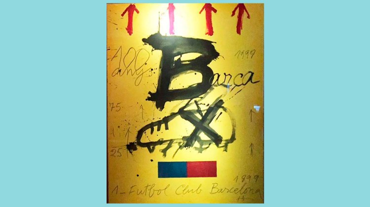 ‘Centenari del Barça’, de Antoni Tápies