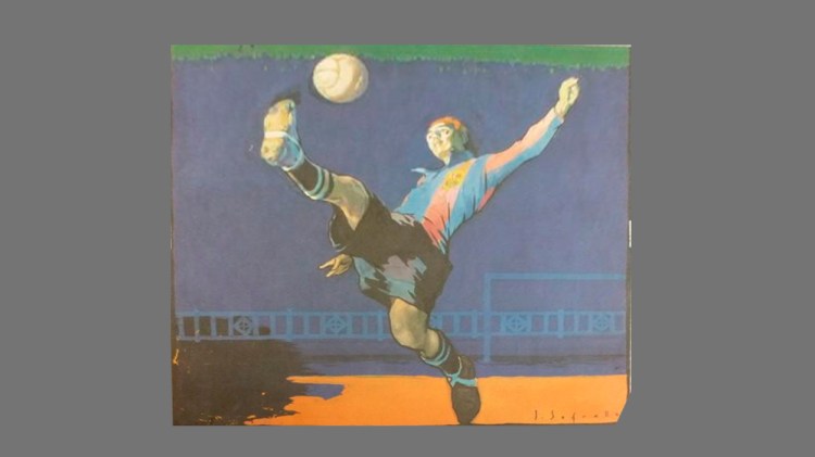 ‘Samitier, años 20’, por Josep Segrelles