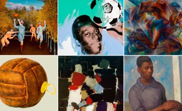 Seis obras de arte relacionadas con el fútbol / FOTOMONTAJE DE PdF
