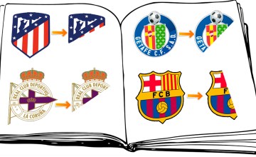 Atlético, Getafe, Deportivo y Barcelona, acortados / FOTOMONTAJE DE PdF