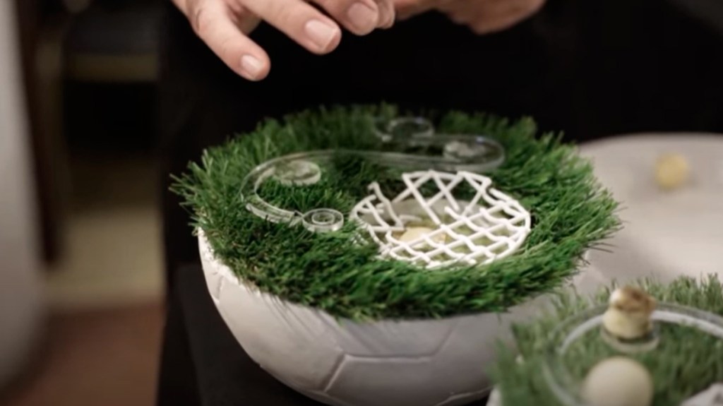 Postre Gol de Messi, del Celler de Can Roca / YOUTUBE