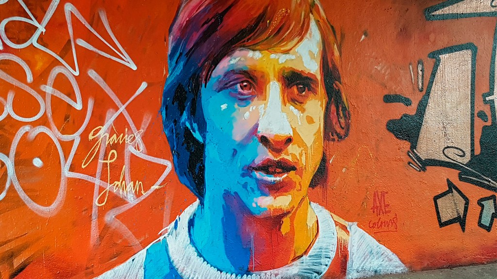 Grafiti de Johan Cruyff / MAKENBACH - PIXABAY