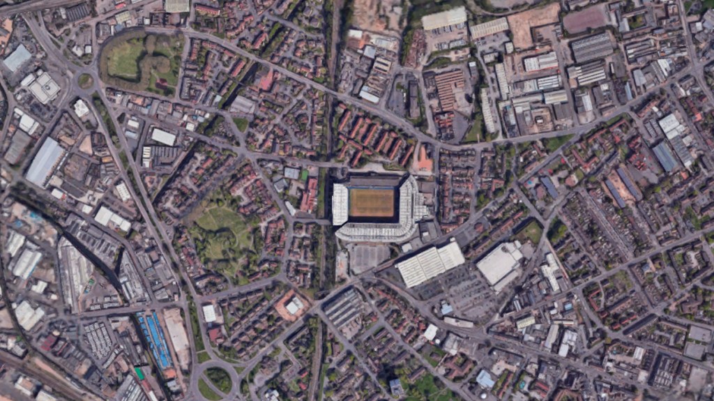 St. Andrews, estadio del Birmingham / GOOGLE MAPS