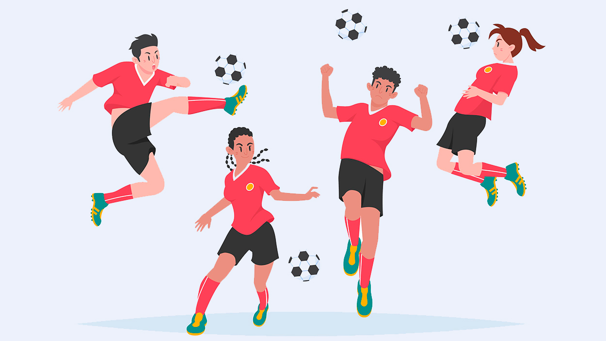 Cuatro futbolistas / PIKISUPERSTAR - FREEPIK