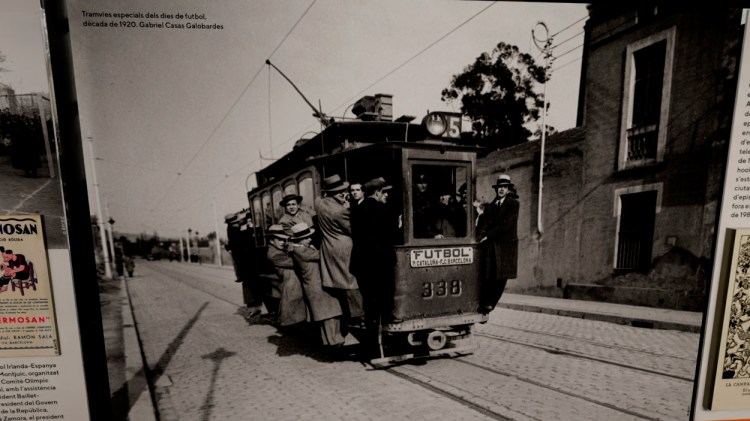 Tranvías especiales de los días de fútbol, década de 1920 / GABRIEL CASAS GALOBARDES - PdF