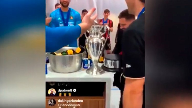 El trofeo del US Open del Atlanta, roto en tres partes