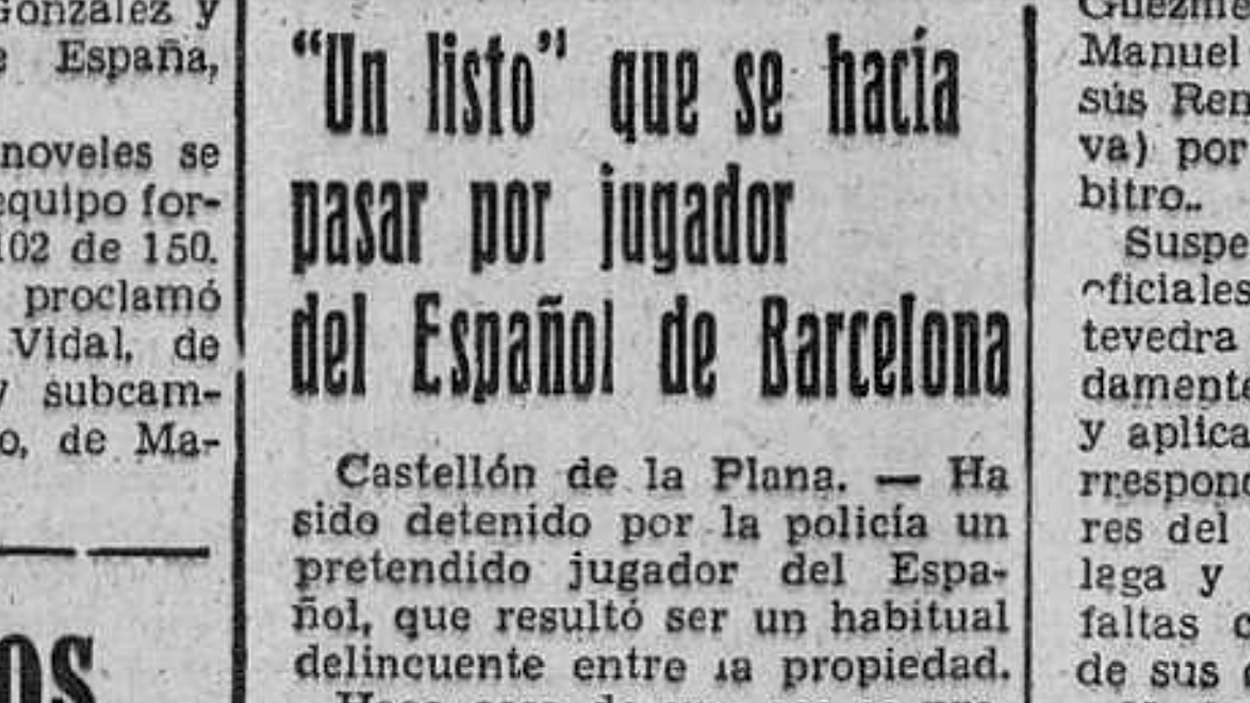 Villacañas Agüero, el futbolista impostor / DIARIO DE BURGOS, 18 DE SEPTIEMBRE DE 1964