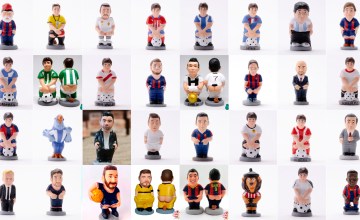 Caganer de Ansu Fati, Alexia Putellas, Messi, Sergio Ramos, Piqué, Maradona, Cristiano Ronaldo, Espanyol, Mourinho, Guardiola, Xavi, Hazard, Bale, Busquets... / PdF