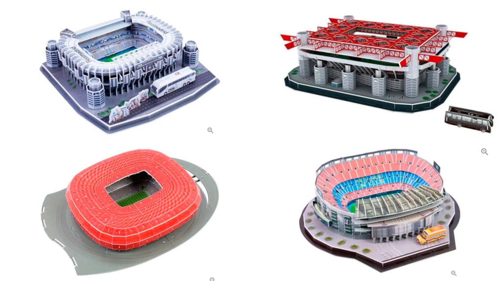 Puzzles 3D de estadios de fútbol / BABAKIDS