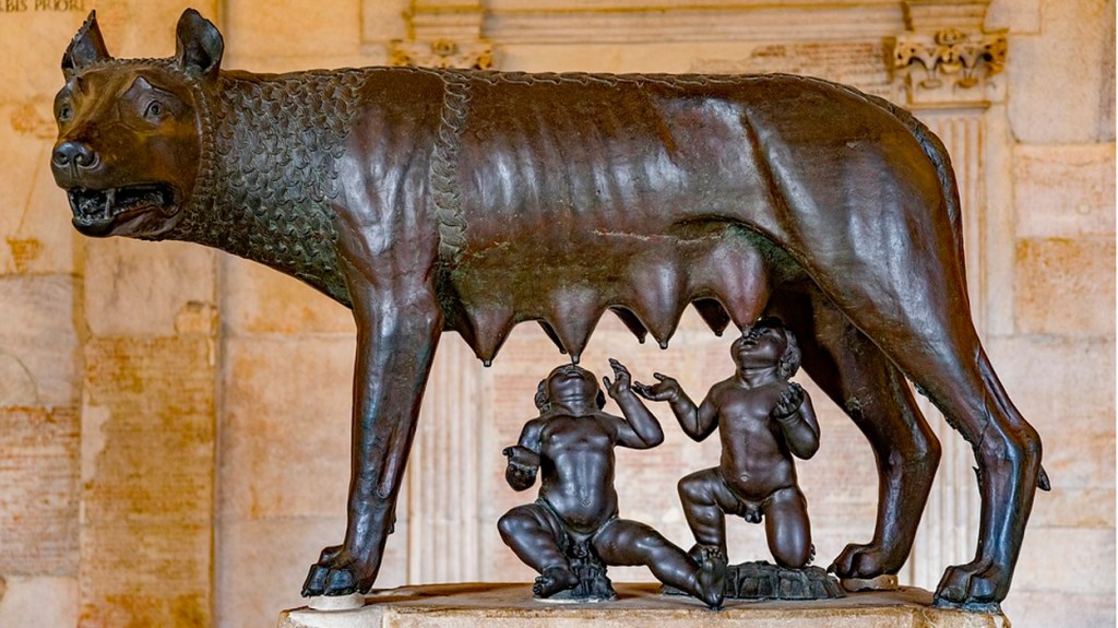 La loba amamanta a Rómulo y Remo / PIXABAY