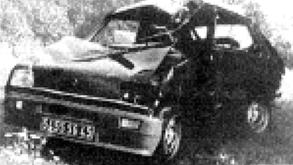 El vehículo accidentado de Michel N'Gom