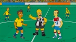 Homer Simpson arbitra un Brasil-Luxemburgo