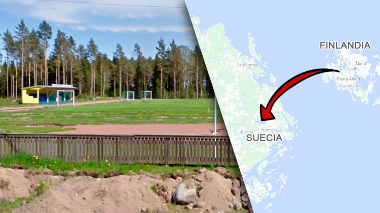 Campo del Hammarlands, equipo de Finlandia que juega en Suecia / FOTOMONTAJE DE PdF