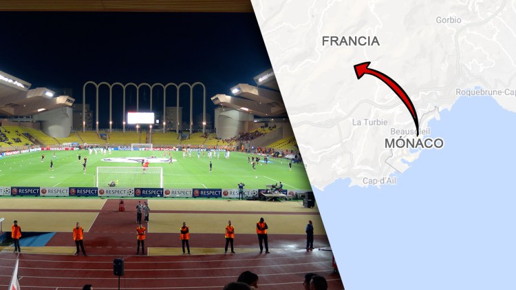 Estadio del Mónaco, equipo que juega en Francia / FOTOMONTAJE DE PdF