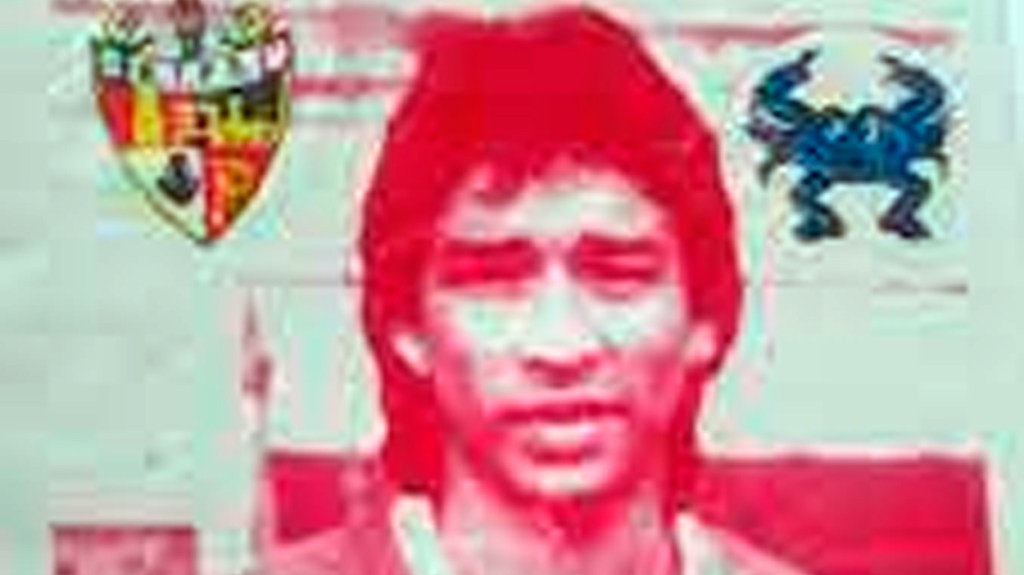 Fotografía del exfutbolista Aurelio Rivera