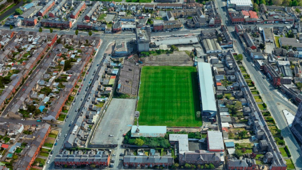 Dalymount Park, el feudo del Bohemian, se levantó a principios del siglo XX / GOOGLE MAPS