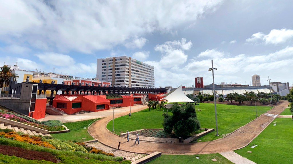El estadio Insular de Las Palmas es hoy el parque del Estadio Insular / GOOGLE STREET VIEW