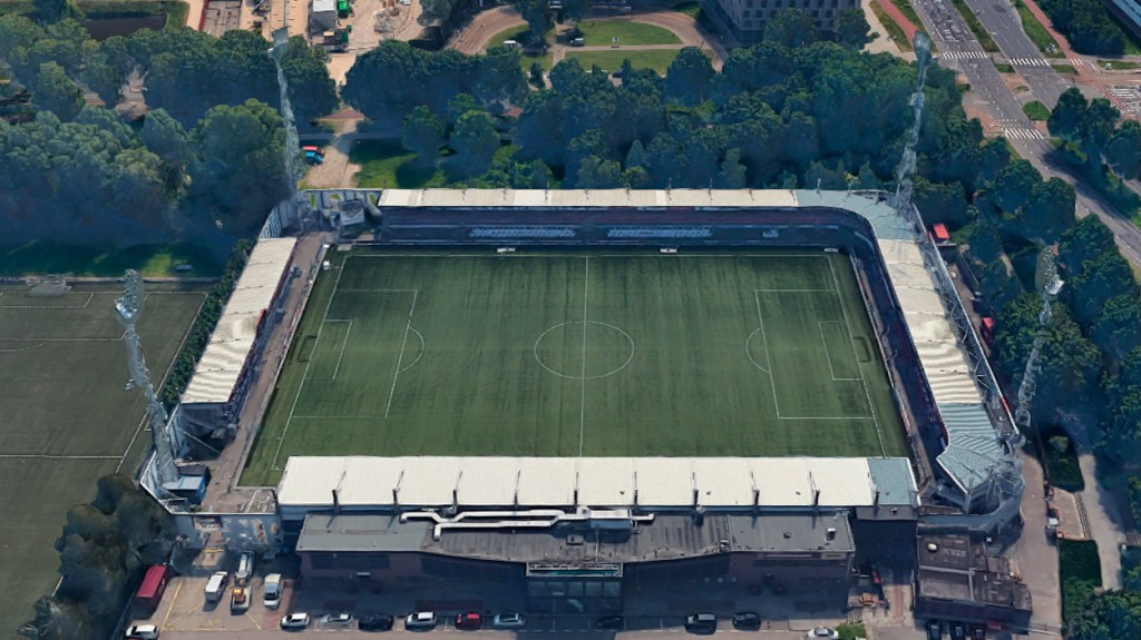 Van Donge De Roo, el coqueto campo del Excelsior Rotterdam / GOOGLE MAPS