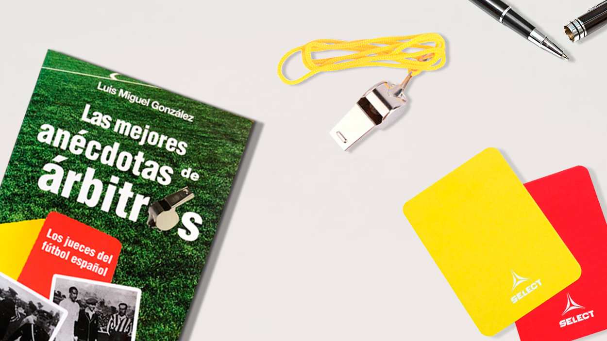 Libro 'Las mejores anécdotas arbitrales' / FOTOMONTAJE DE PdF