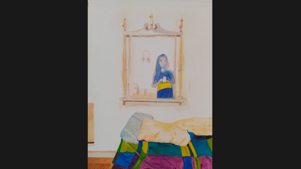 Chica con la camiseta de Boca, de Deborah Pruden / CEDIDA