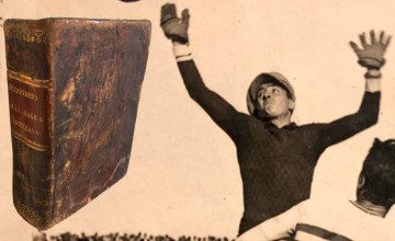 El exportero del Barça Miquel Casanovas y un diccionario antiguo / PdF