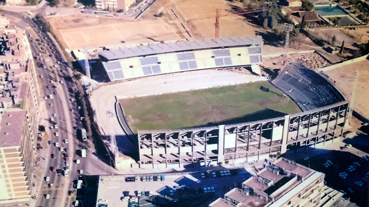 Estadio de Sarrià en los años 70 / RCDE
