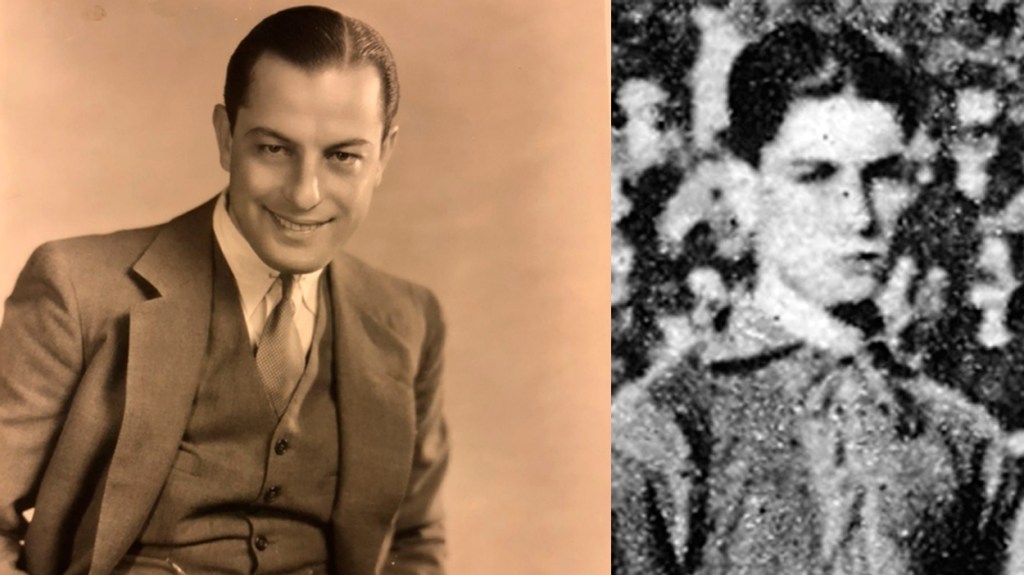 Juan Torena como actor y como futbolista del Barça