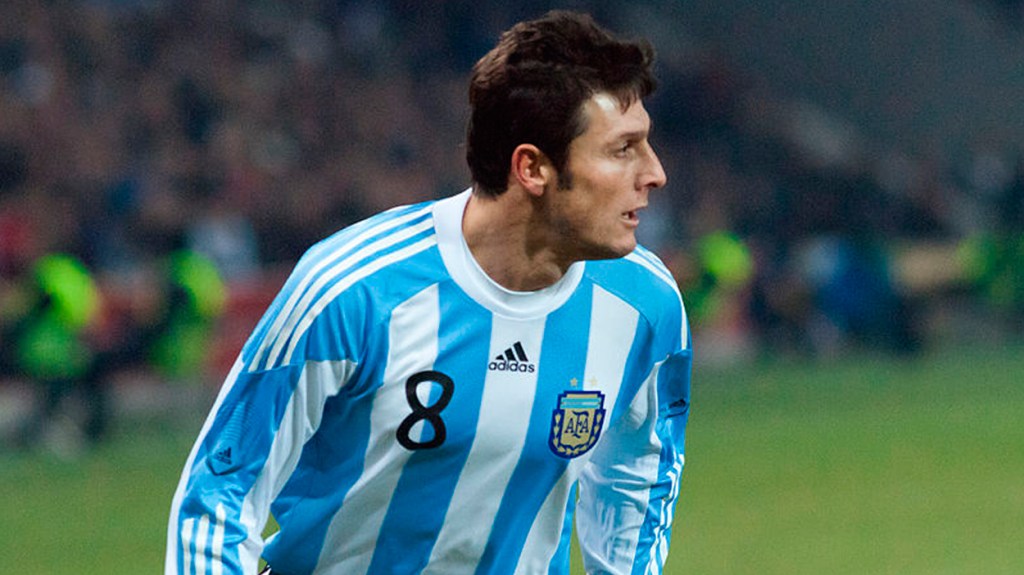 Javier Zanetti con la selección de Argentina / FANNY SCHERTZER