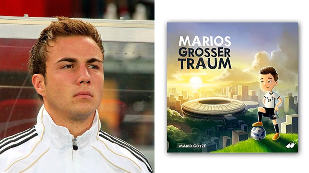 Mario Götze y su libro infantil, 'Marios Grosser Traum / FOTOMONTAJE DE PdF