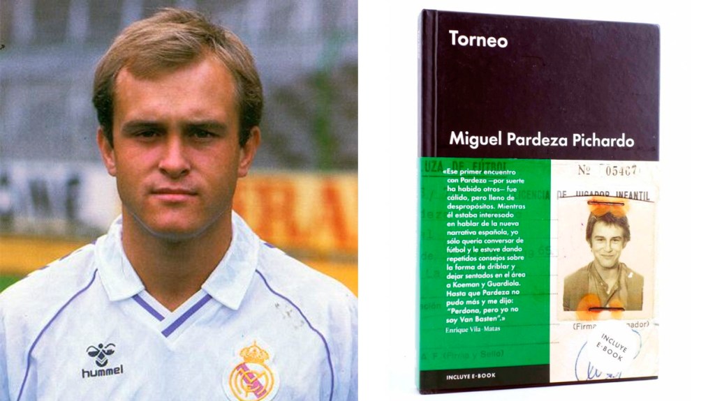 Miguel Pardeza y su primera novela, 'Torneo' / FOTOMONTAJE DE PdF