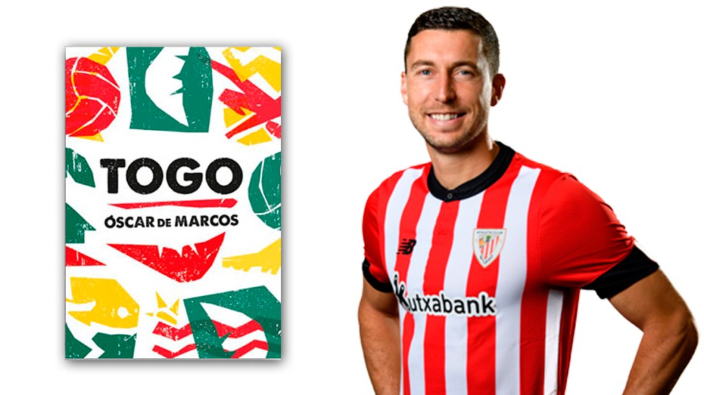 Óscar de Marcos y su libro, 'Togo' / FOTOMONTAJE DE PdF