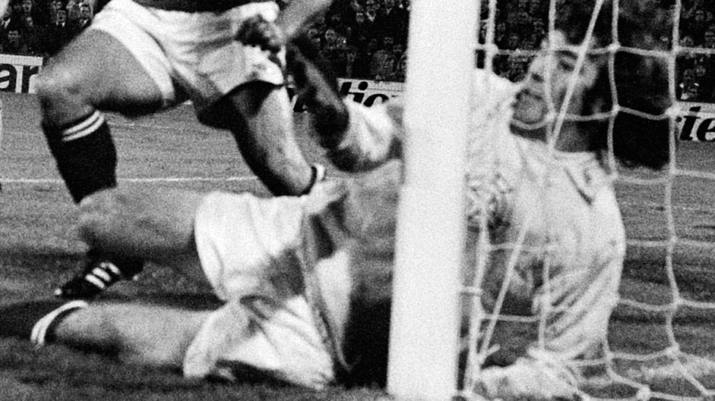 El portero Pat Jennings en 1976 / HANS PETERS